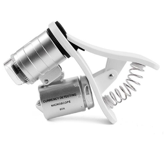 60X Optical Zoom Phone Microscope Lens Micro Phone Lens Magnifier With Clip