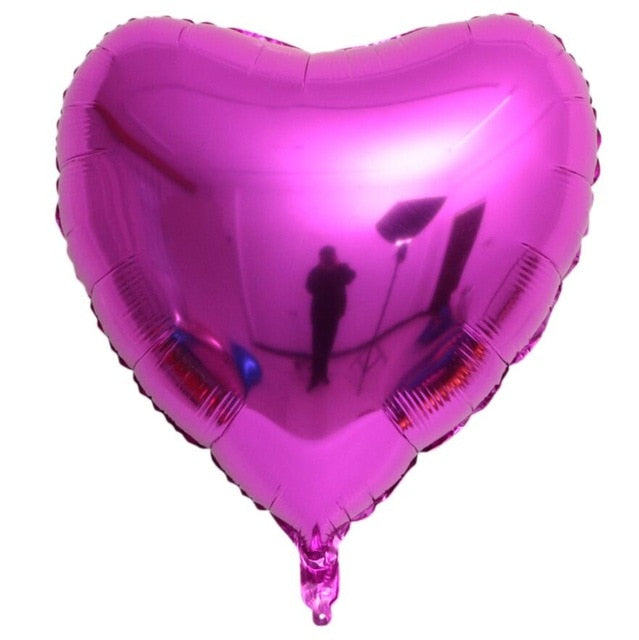 Heart balloon 75cm Red heart shape air party balloons Valentines Day wedding love decorations marriage supplies Foil balloons