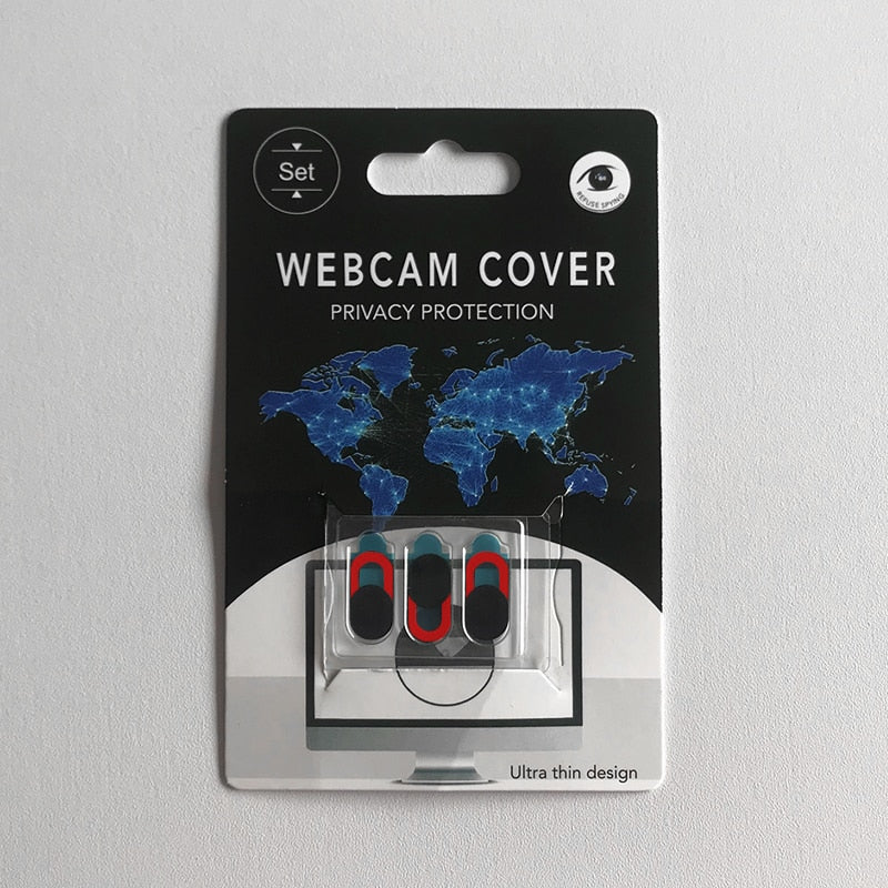 ACCEZZ WebCam Cover Shutter Magnet Slider Plastic For iPhone Web Laptop PC For iPad Tablet Camera Mobile Phone Privacy Sticker