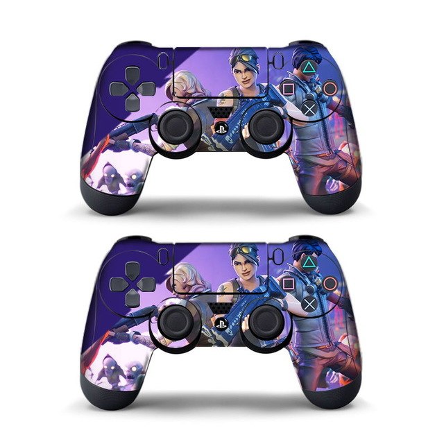 Data Frog 2Pcs For Fortress Night Sticker For Sony PlayStation4 Game Controller For PS4 Skin Stickers