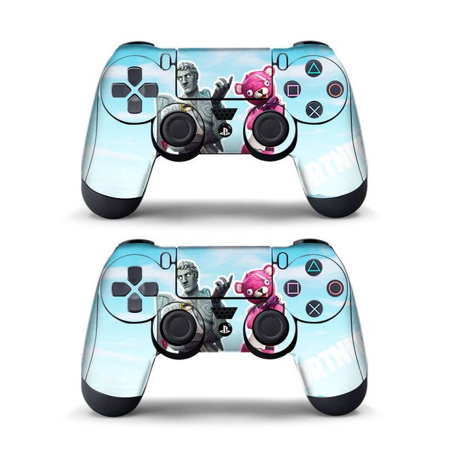 Data Frog 2Pcs For Fortress Night Sticker For Sony PlayStation4 Game Controller For PS4 Skin Stickers