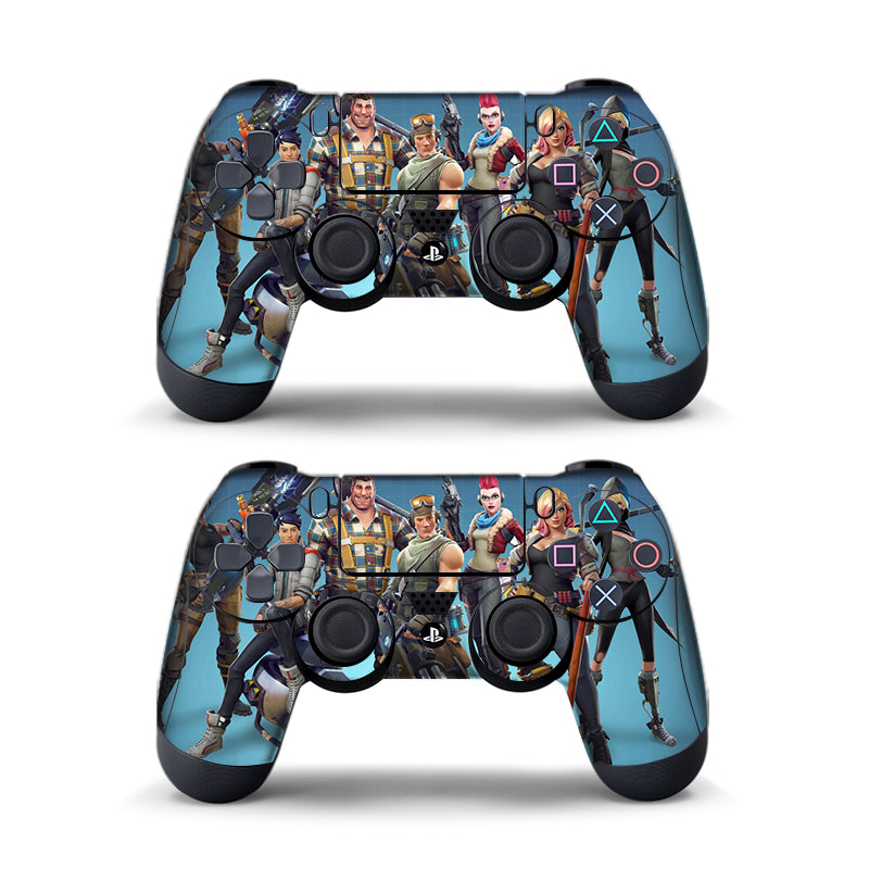 Data Frog 2Pcs For Fortress Night Sticker For Sony PlayStation4 Game Controller For PS4 Skin Stickers