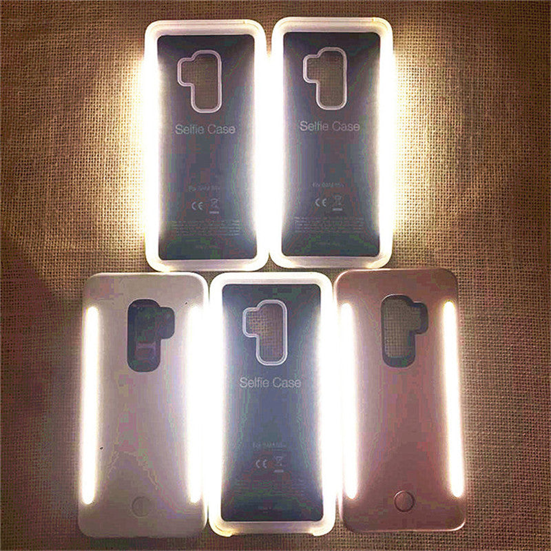 For Samsung S10 anti-fall 3 generations Light Up selfie flash phone Case flash Protector Cover Bag For Samsung s8 s9 s10 plus