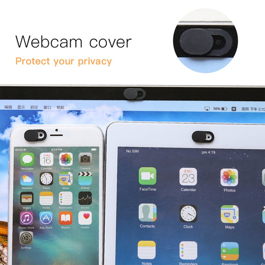 ACCEZZ WebCam Cover Shutter Magnet Slider Plastic For iPhone Web Laptop PC For iPad Tablet Camera Mobile Phone Privacy Sticker