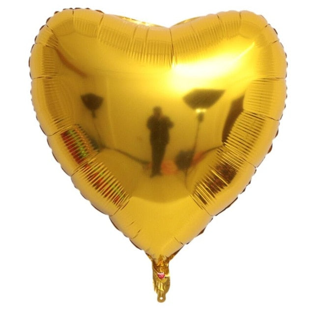 Heart balloon 75cm Red heart shape air party balloons Valentines Day wedding love decorations marriage supplies Foil balloons