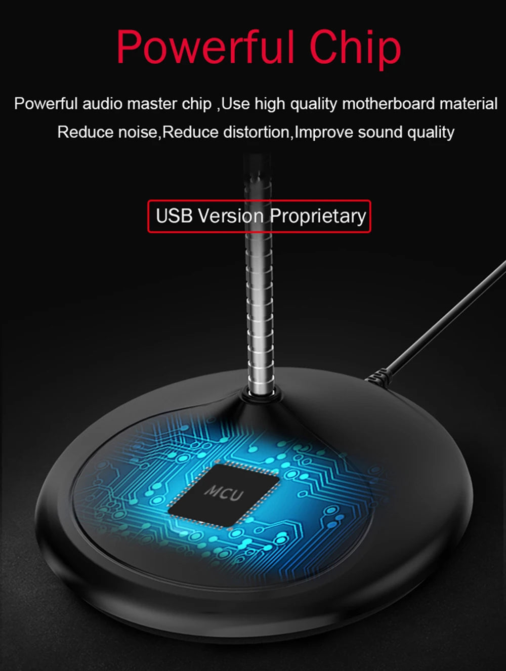 Popu Pine Computer microphone 360° adjust freely Studio Speech Microphone Gaming Chatting USB Microphone Desktop PC Laptop