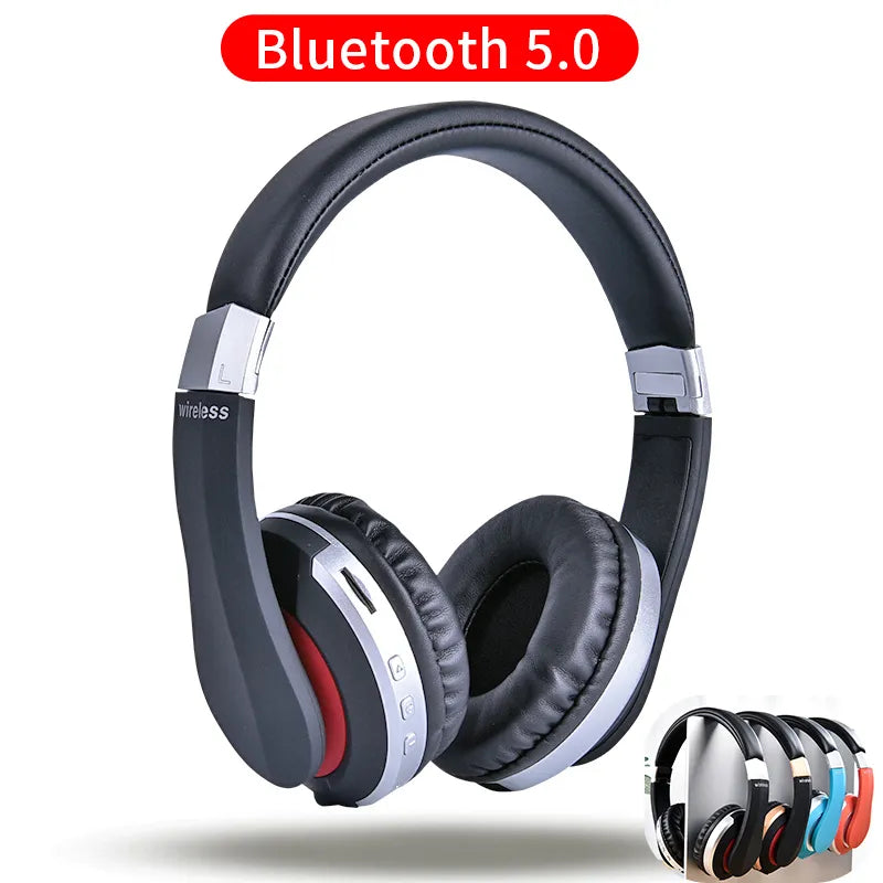 MH7 Wireless Headphones Bluetooth Headset Foldable Stereo Gaming Earphones With Microphone Support TF Card For IPad Mobile Phone