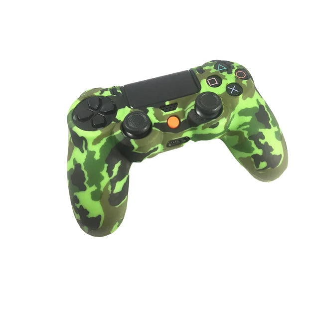 PS4 Accessories Silicone Gel Guards sleeve Skin Grips Cover Case Caps For Playstation 4 PS4 Pro Slim Durable Camouflage Camo