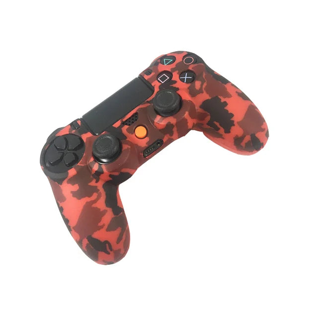 PS4 Accessories Silicone Gel Guards sleeve Skin Grips Cover Case Caps For Playstation 4 PS4 Pro Slim Durable Camouflage Camo