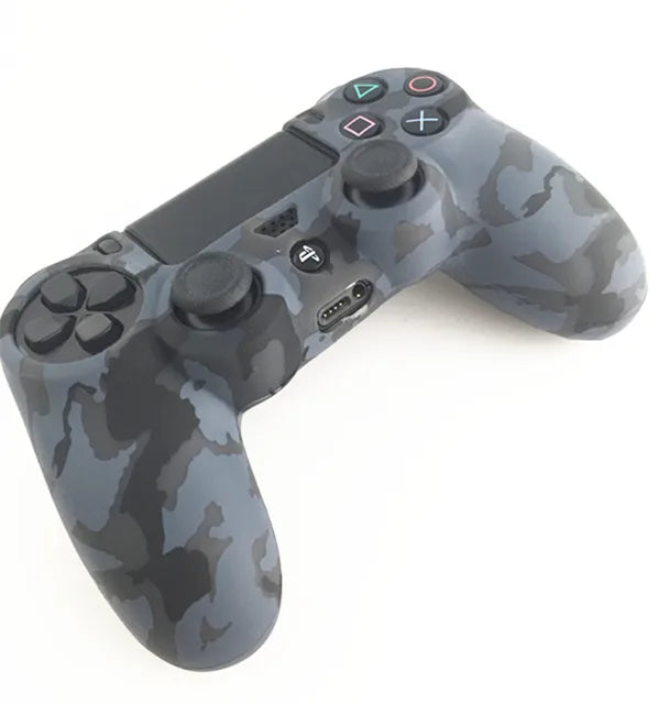 PS4 Accessories Silicone Gel Guards sleeve Skin Grips Cover Case Caps For Playstation 4 PS4 Pro Slim Durable Camouflage Camo