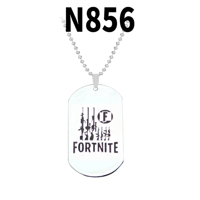 Trendy Fortress Night Necklaces & Pendants Fortnight ONLINE GAMING PS4 XBOX DOG TAG Battle Royale Necklaces