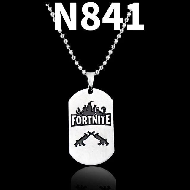 Trendy Fortress Night Necklaces & Pendants Fortnight ONLINE GAMING PS4 XBOX DOG TAG Battle Royale Necklaces