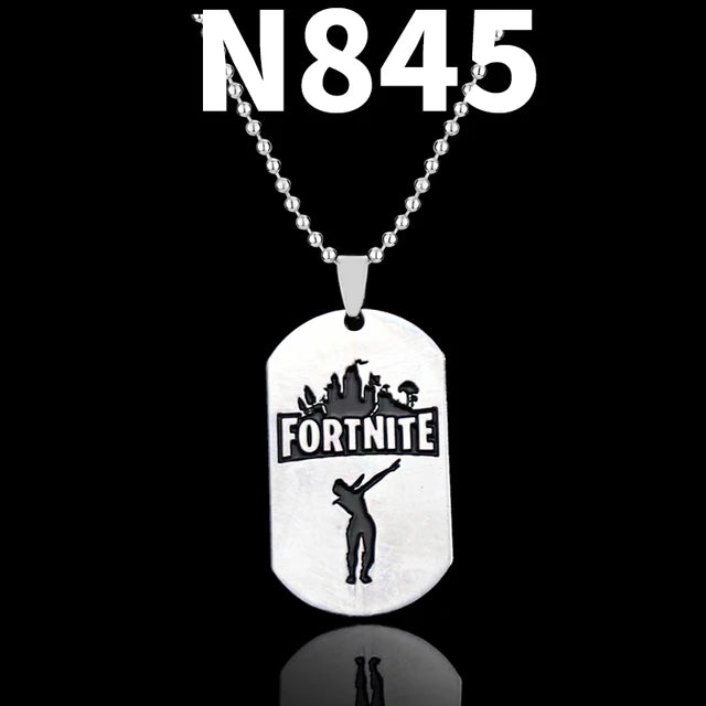 Trendy Fortress Night Necklaces & Pendants Fortnight ONLINE GAMING PS4 XBOX DOG TAG Battle Royale Necklaces