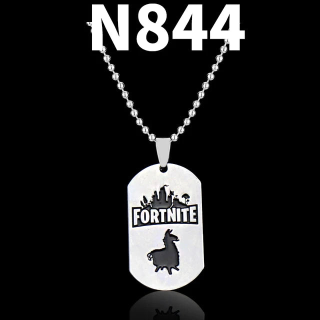 Trendy Fortress Night Necklaces & Pendants Fortnight ONLINE GAMING PS4 XBOX DOG TAG Battle Royale Necklaces