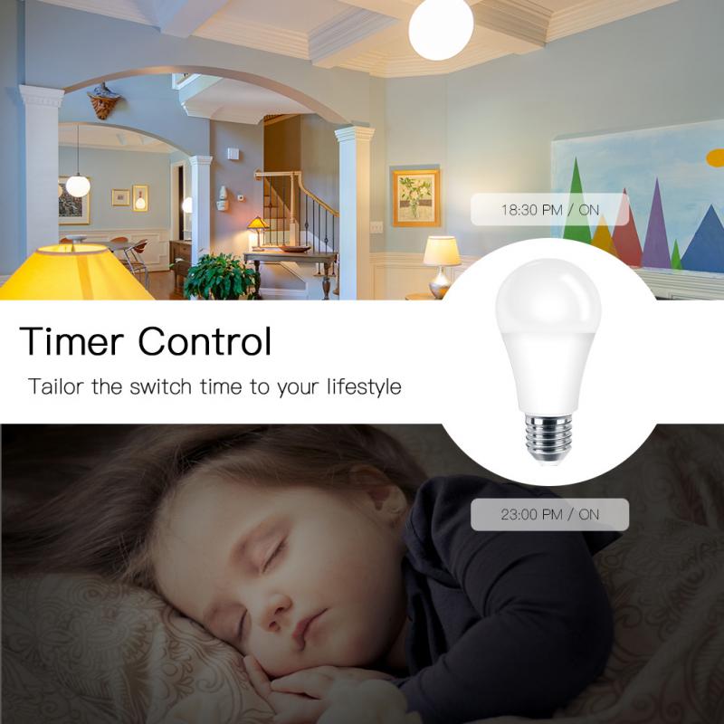 WiFi smart light Amazon Alexa Google Voice Control Cold and Warm