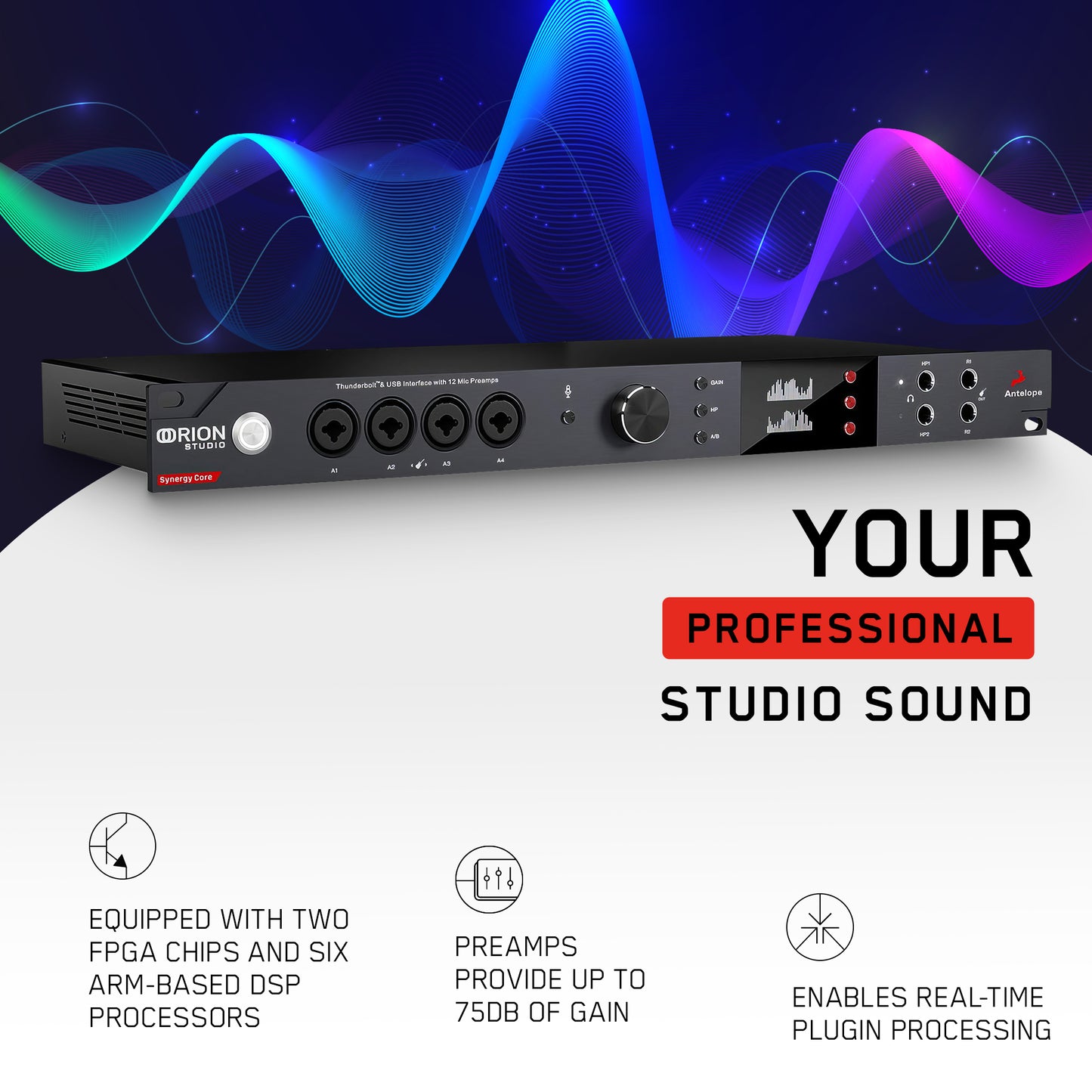 Antelope Audio - Orion Studio Synergy Core | 16x26 TB Audio Interface