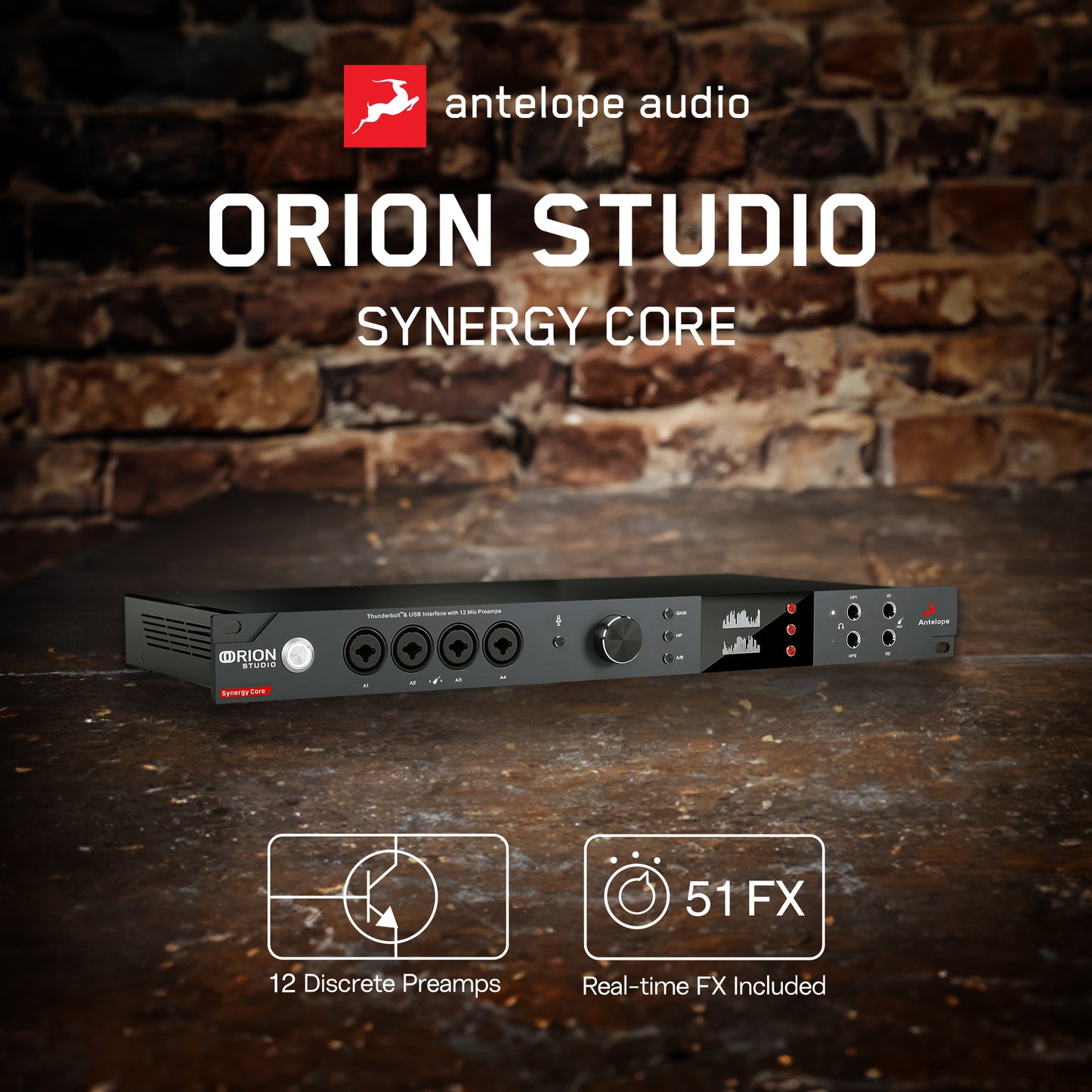 Antelope Audio - Orion Studio Synergy Core | 16x26 TB Audio Interface